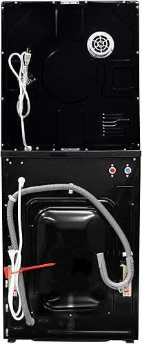 Miniatura 7 de Equator Pro2 Compact 110V Set Lavadora 13lbs+Secador de sensor ventilado digital 3.5 cf (negro)