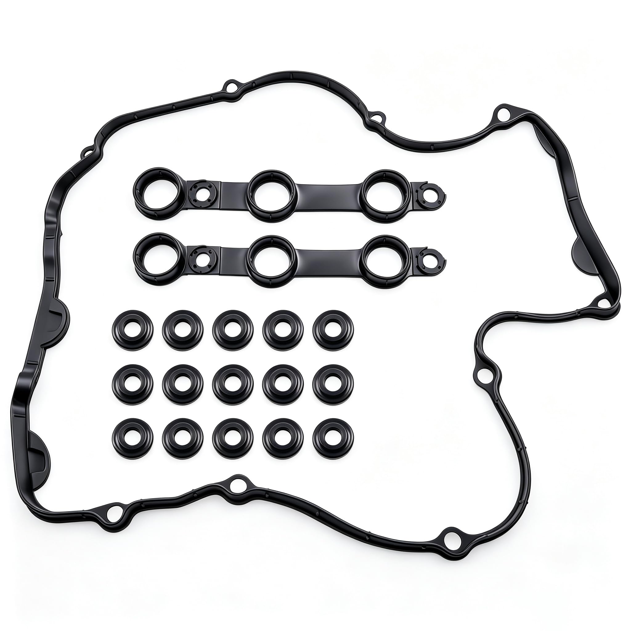HiSport 11121726537 Valve Cover Gasket Set for 2.5L 2.8L 3.0L