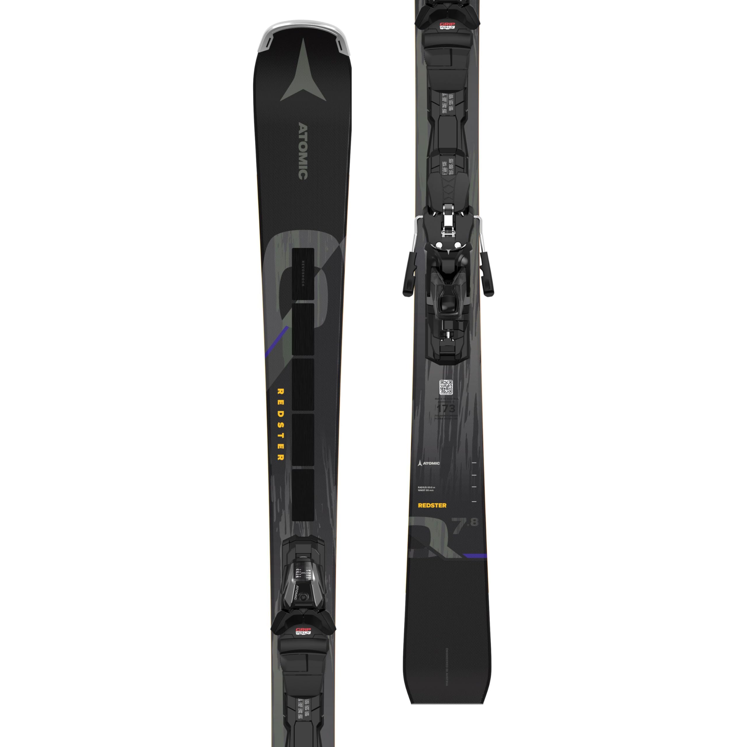 ATOMIC 2024 Redster Q7.8 Revoshock C 181cm Black Skis w/ M 12 GW