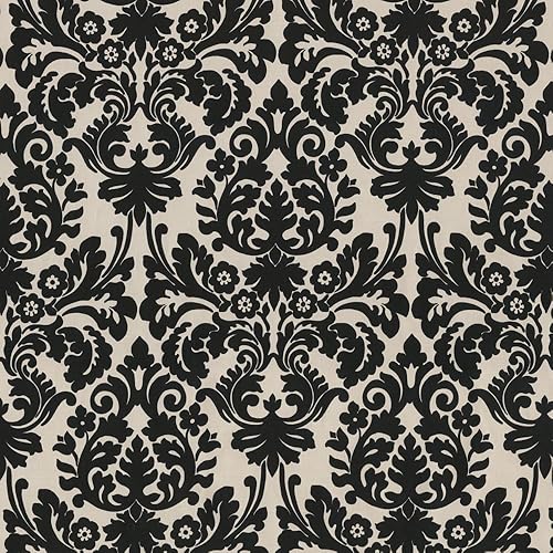 Miniatura 4 de Pillow Perfect Damask - Cojín de asiento redondo para silla de esquina para interiores y exteriores con lazos, relleno de fibra de felpa, resistente