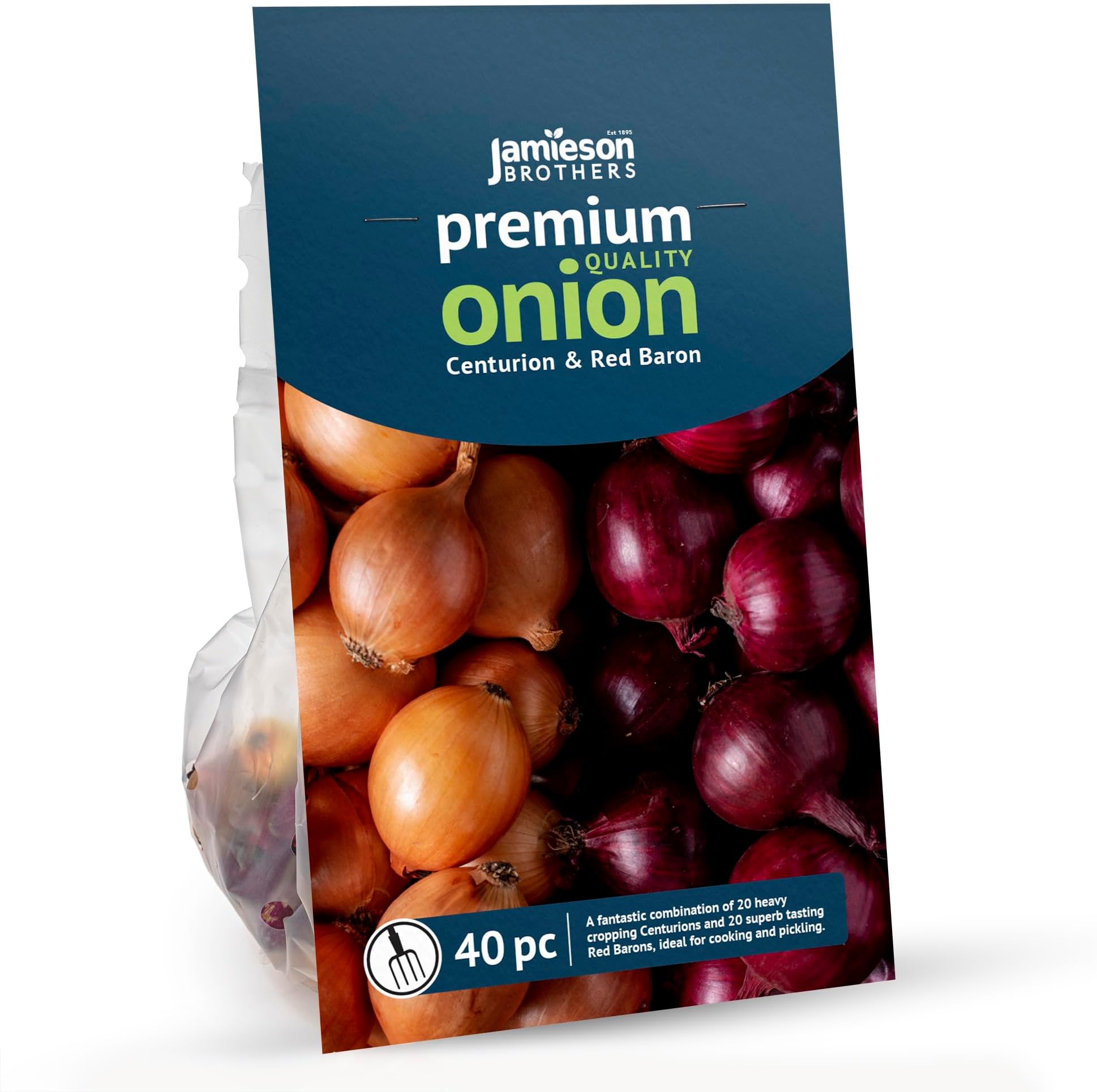 Twin Pack of Centurion and Red Baron Onion Sets (2 x20 Bulbs) Grow