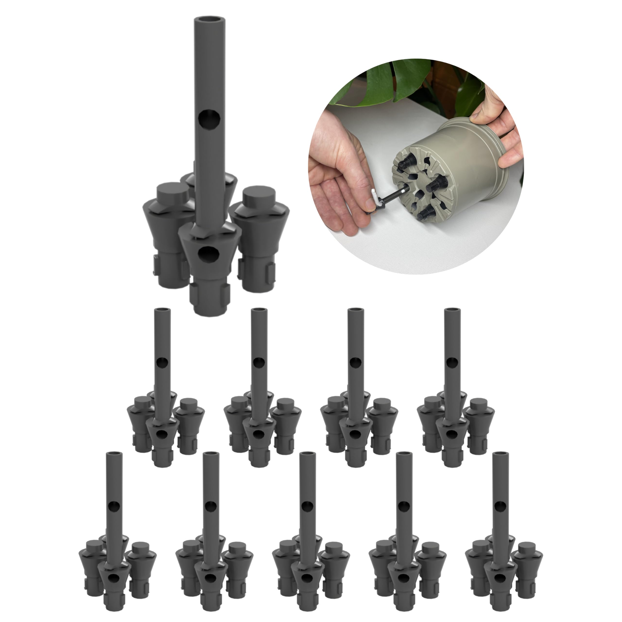 système d'irrigation plante d'intérieur avec mèche d'auto-arrosage arrosage automatique plante intérieur vacances système d'irrigation intérieur invisible arrosage par le bas pour plantes (10)