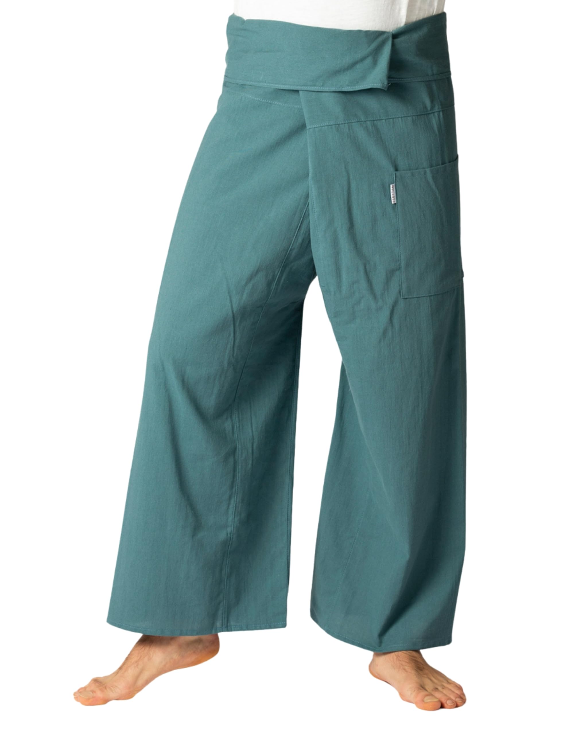 Panasiam Unisex Petrol Grey Fisherman Pants Unicolor, L