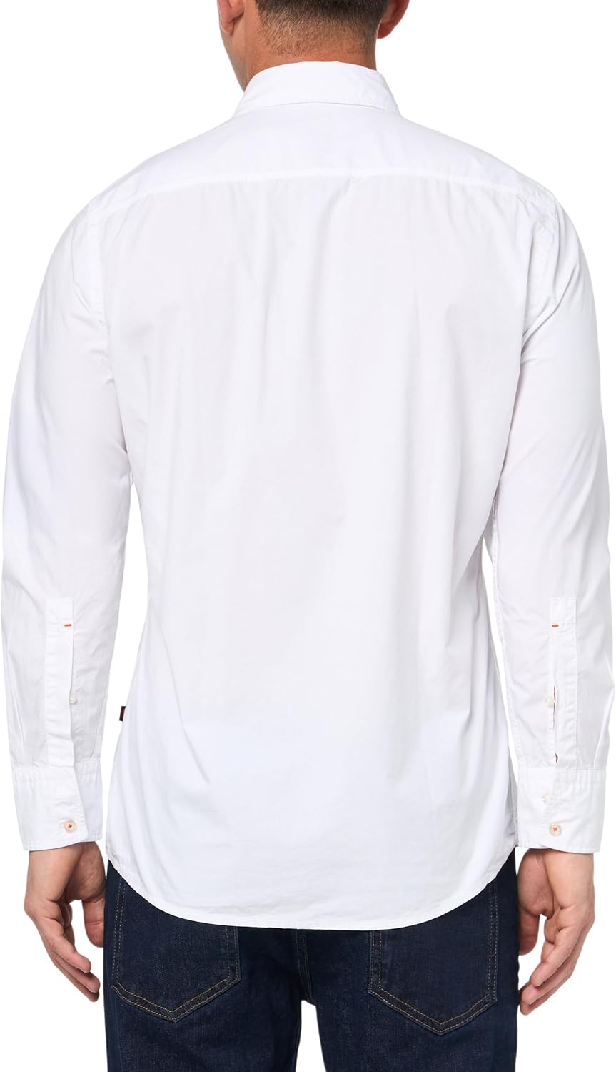 BOSS Mens Soft Flannel Button Down Shirt - Image 2