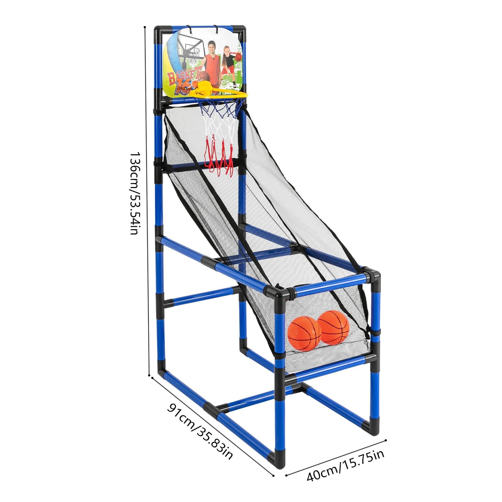 Machine de basket-ball Arcade - Pliable - Jeu de basket-ball électronique