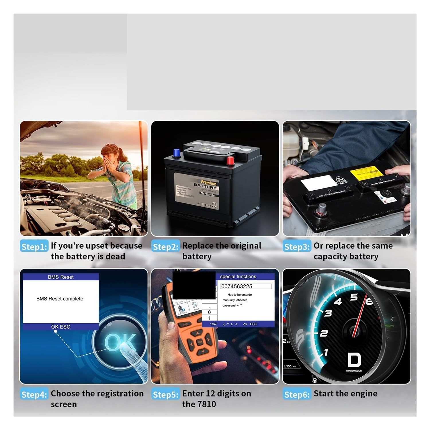 Strumento Di Diagnosi Per Auto 7810 OBD2 Scanner Auto Car Oil Service Reset EPB Arbox TPS Strumento Diagnostico Automotive Scanner Obd2 Auto Diagnostica