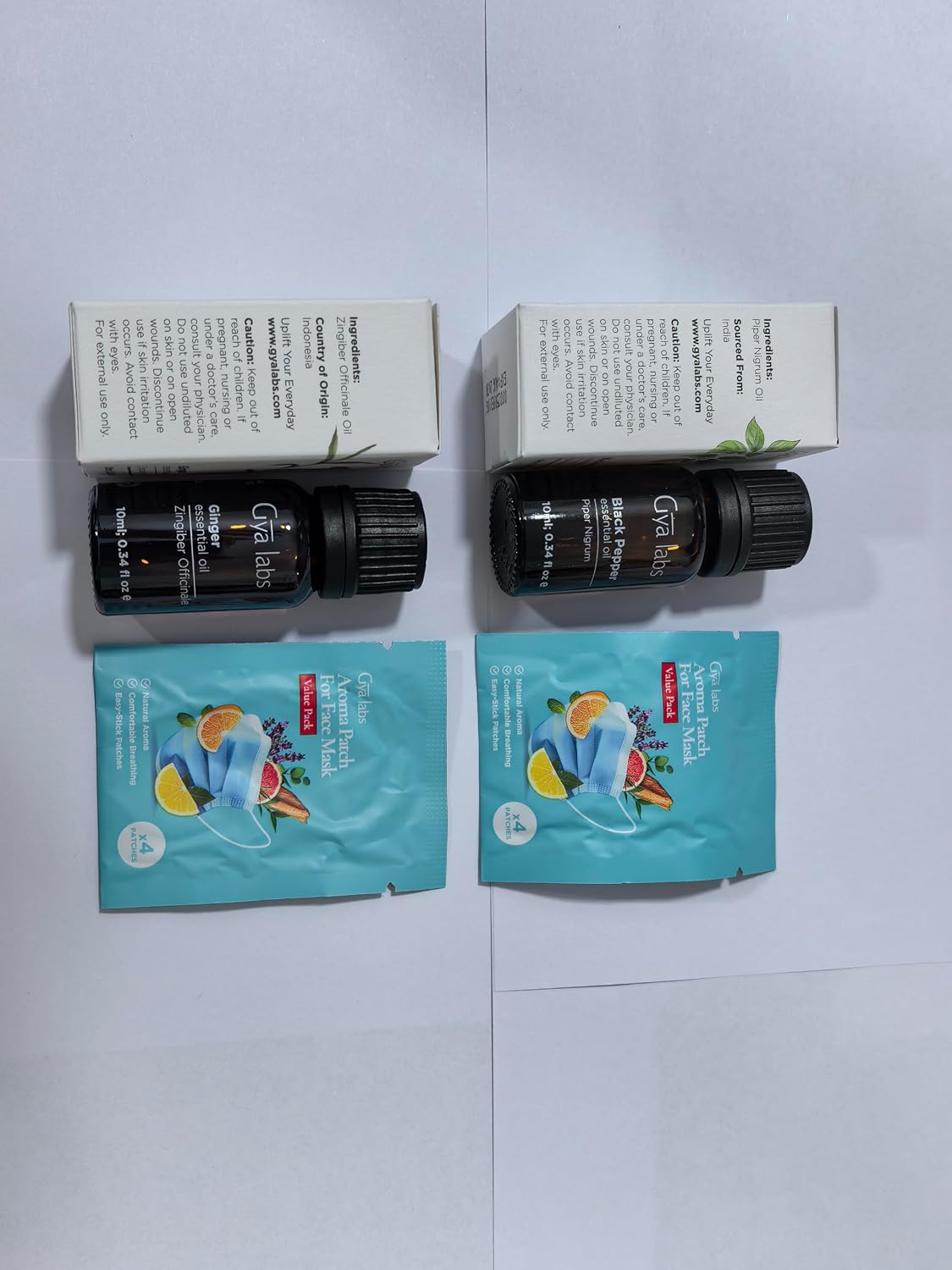 Black Pepper Essential Oil & Ginger Essential Oil