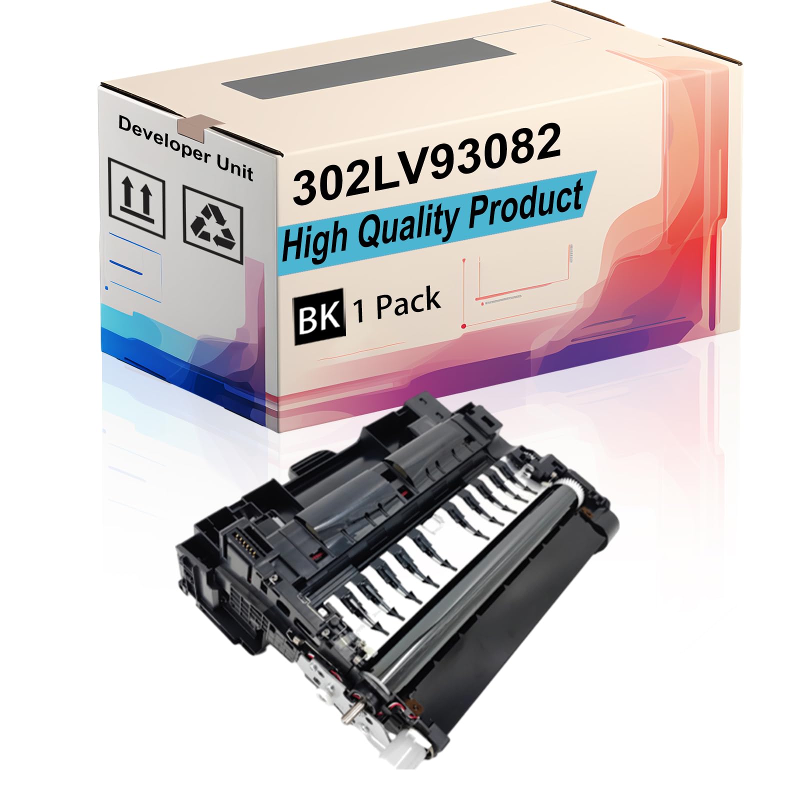 302LV93082 Developer Unit Compatible for Kyocera ECOSYS M3645idn M3655idn M3660idn M3860idn M3860idnf Printers, High Yield 150000 Pages, Print More Pages (1 Pack Black)