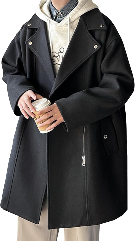 オーバーサイズコート　メンズ Amazon | [MMTYRM] ロングコート メンズ オーバーコート ゆったり
