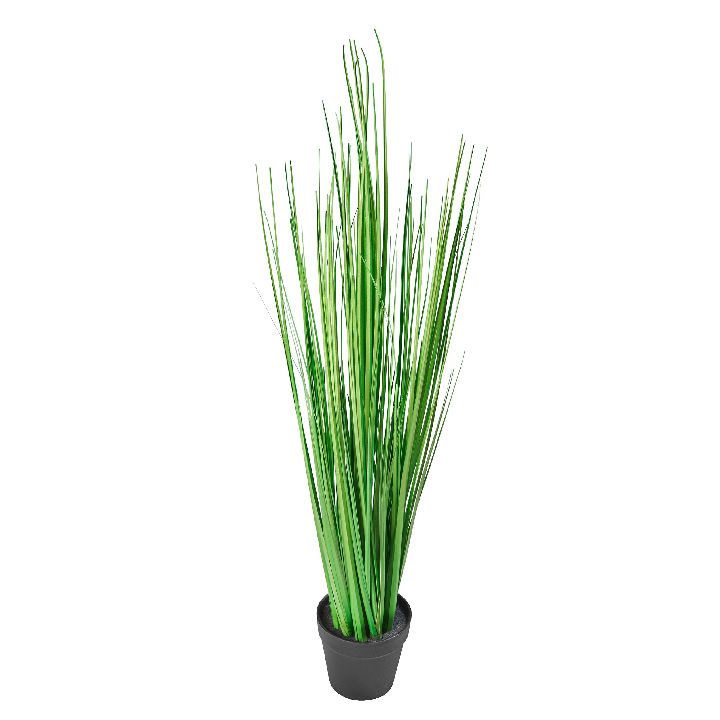 AMARE Artificial Grass Plant 18 x 18 x 70 cm Dark Green