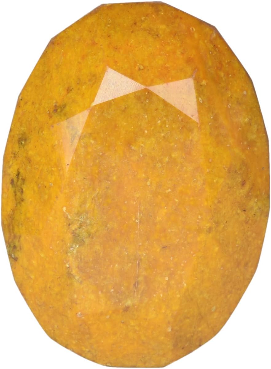 GEMHUB Yellow Sapphire Natural Madagascar 2043.50 Ct. Yellow Sapphire Oval Shape Loose Gemstone V-7553