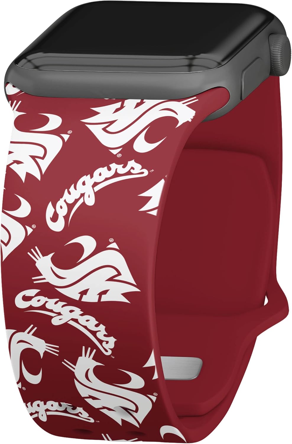 Affinity Bands Washington State Cougars HD NCAA Watch Band Compatible with Apple Watch - All Series