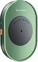 Vaydeer Movimentador de mouse indetectável, dispositivo de mouse M3 com interruptor liga/desliga, simulação de movimento de mouse sem motorista para despertar por computador, para