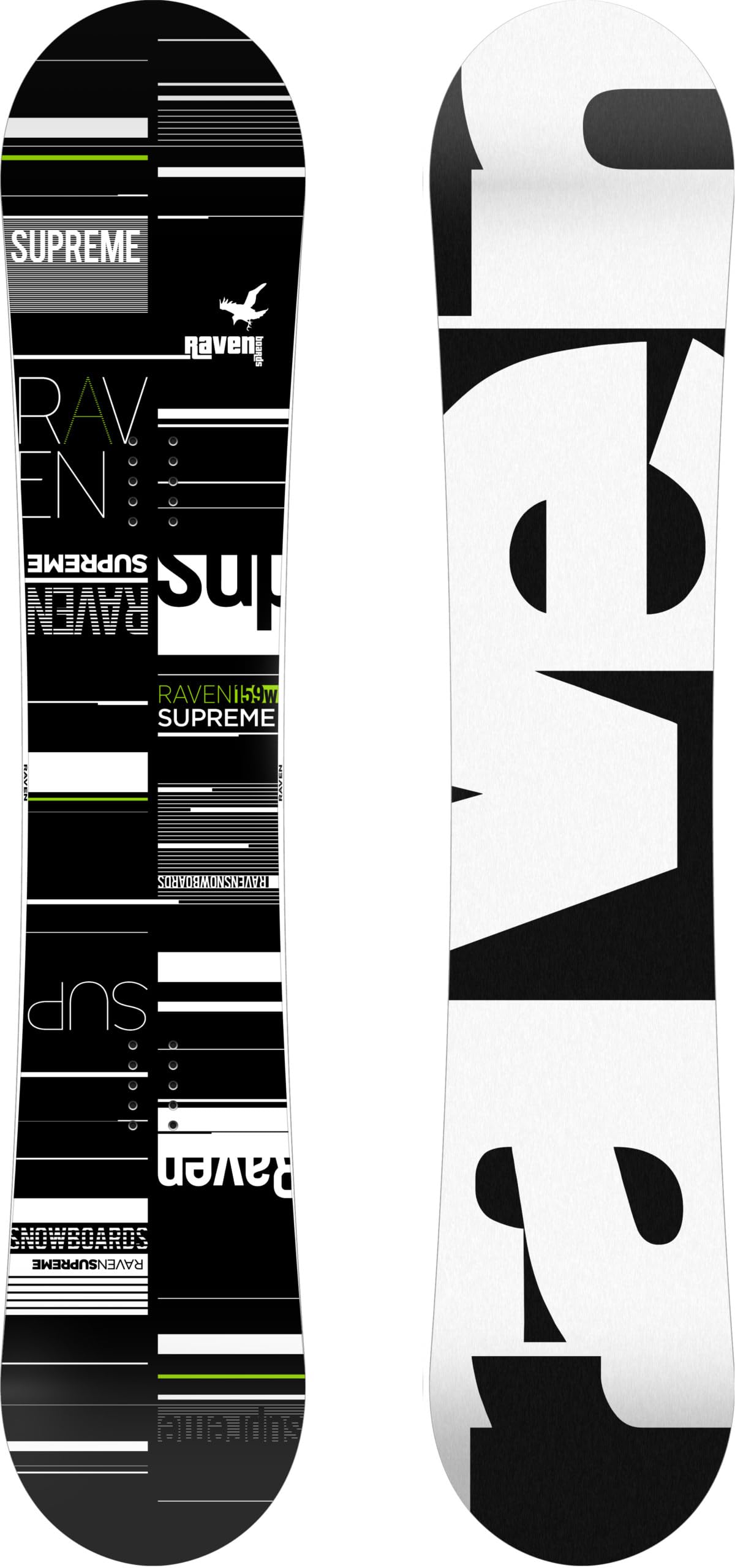 RAVEN Snowboard SuprBlack/Green