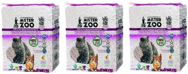 Pellets De Tofu Aglomerante 6L (3 Unidades, Lavanda)