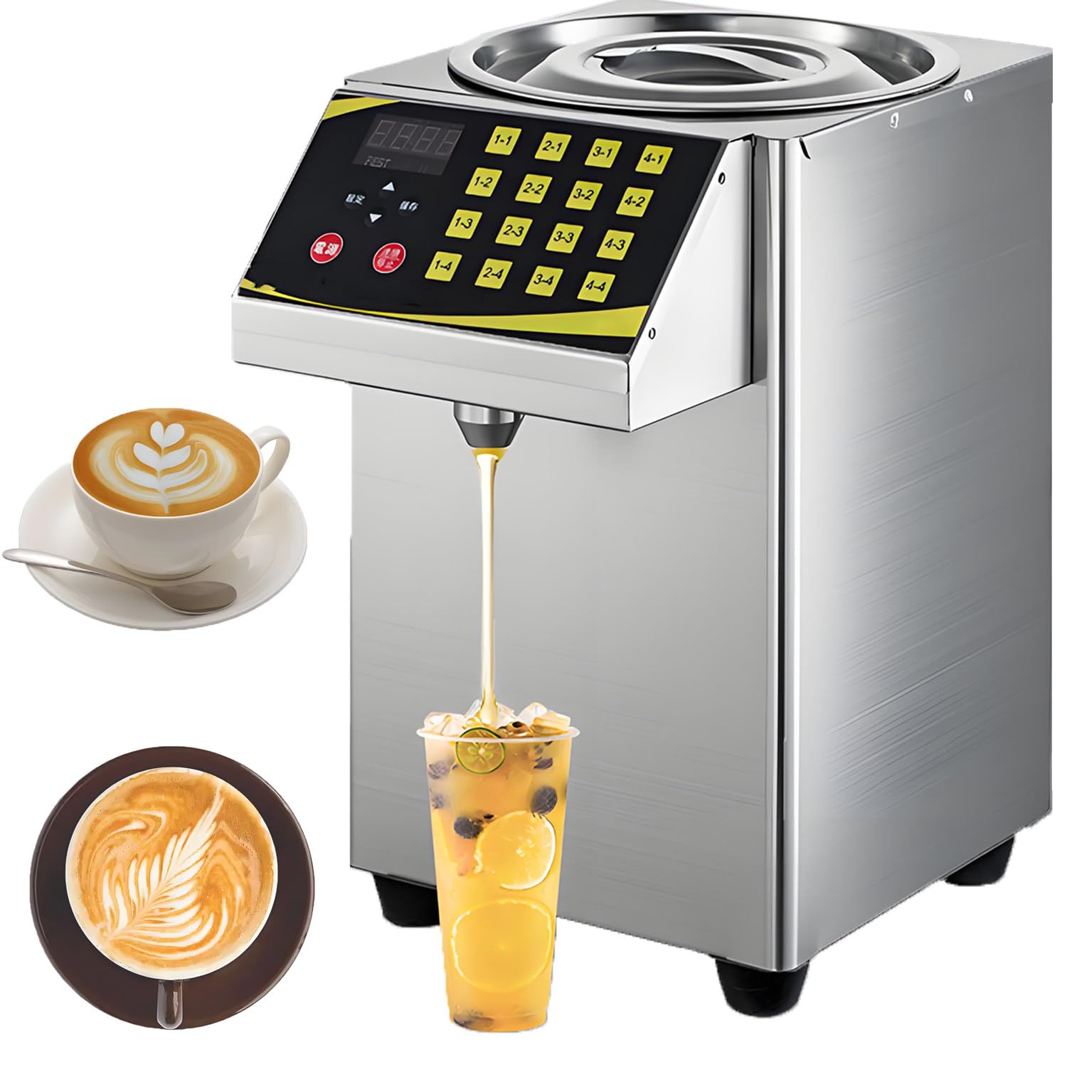 QuinteZhenTially 360w 8.5l Quantitative Fructose Dispenser Stainlesssteel