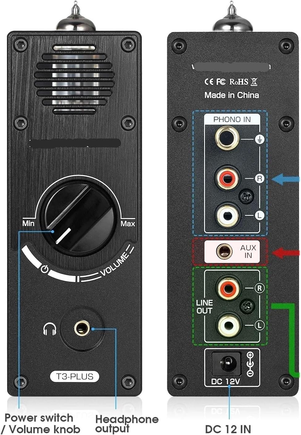 BEGWVDJTP T3 Plus Front Panel