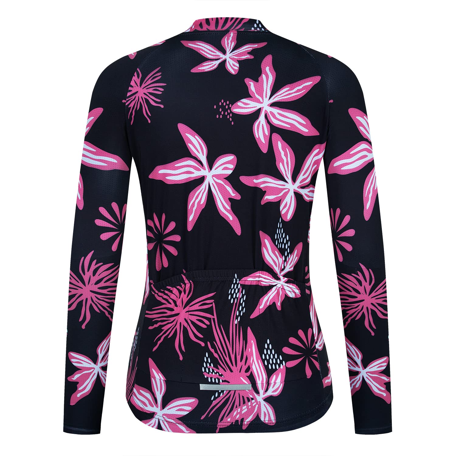 HimyBB Women Cycling Jersey Pro Team Long Sleeve Bike Shirt Tops UPF 50+ Sun Protection XXL