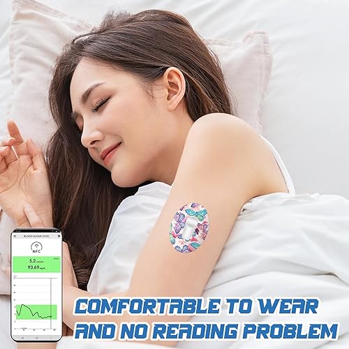 Vista 33 de Paquete de 36 parches adhesivos para sensor Libre 2 con cielo estrellado CGM Parches impermeables CGM cubiertas CGM a prueba de sudor Sensor