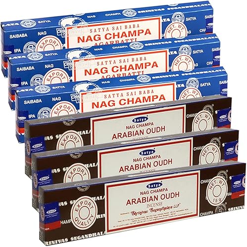 Miniatura 8 de Nag Champa - Varillas de incienso y salvia blanca californiana con soporte de incienso, paquete para fragancia del hogar y decoración espiritual