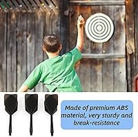 Vista 3 de 3 piezas de dardos y vuelos, ABS integrado transparente eje y vuelo combo de dardos estándar antirotura