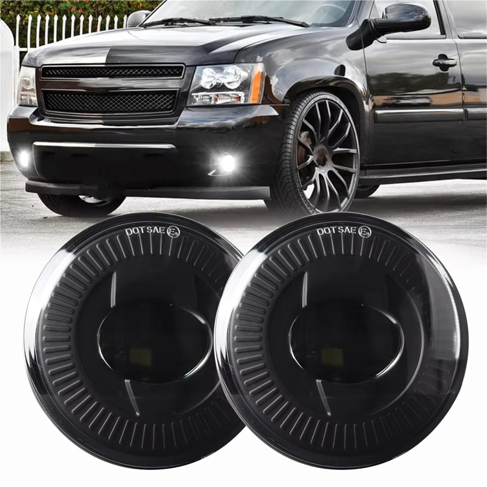 fari anteriori Fari Fendinebbia A LED Per Chevy Avalanche, Per Suburban, Per Tahoe, Per Camaro, Per Silverado, Per Colorado 2007-2016 Faro anteriore