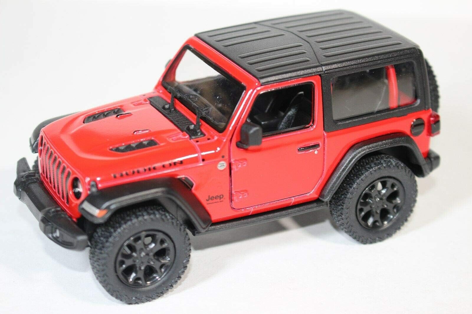 Kinsmart Kin-Smart 2018 Jeep Wrangler Rubicon Hard Top Red - Insmart P/B, Kid