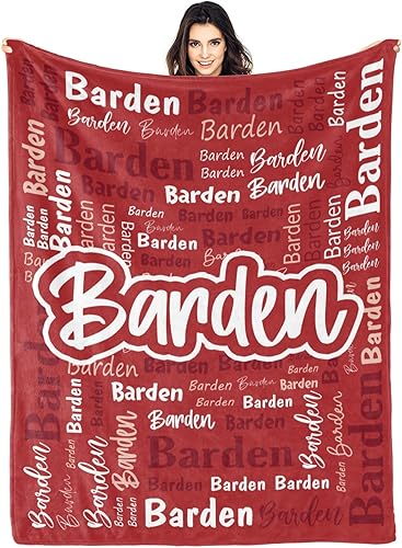 Manta personalizada con nombre para niños, adultos, niños y niñas, franela con monograma, manta personalizada (40 x 50 pulgadas)