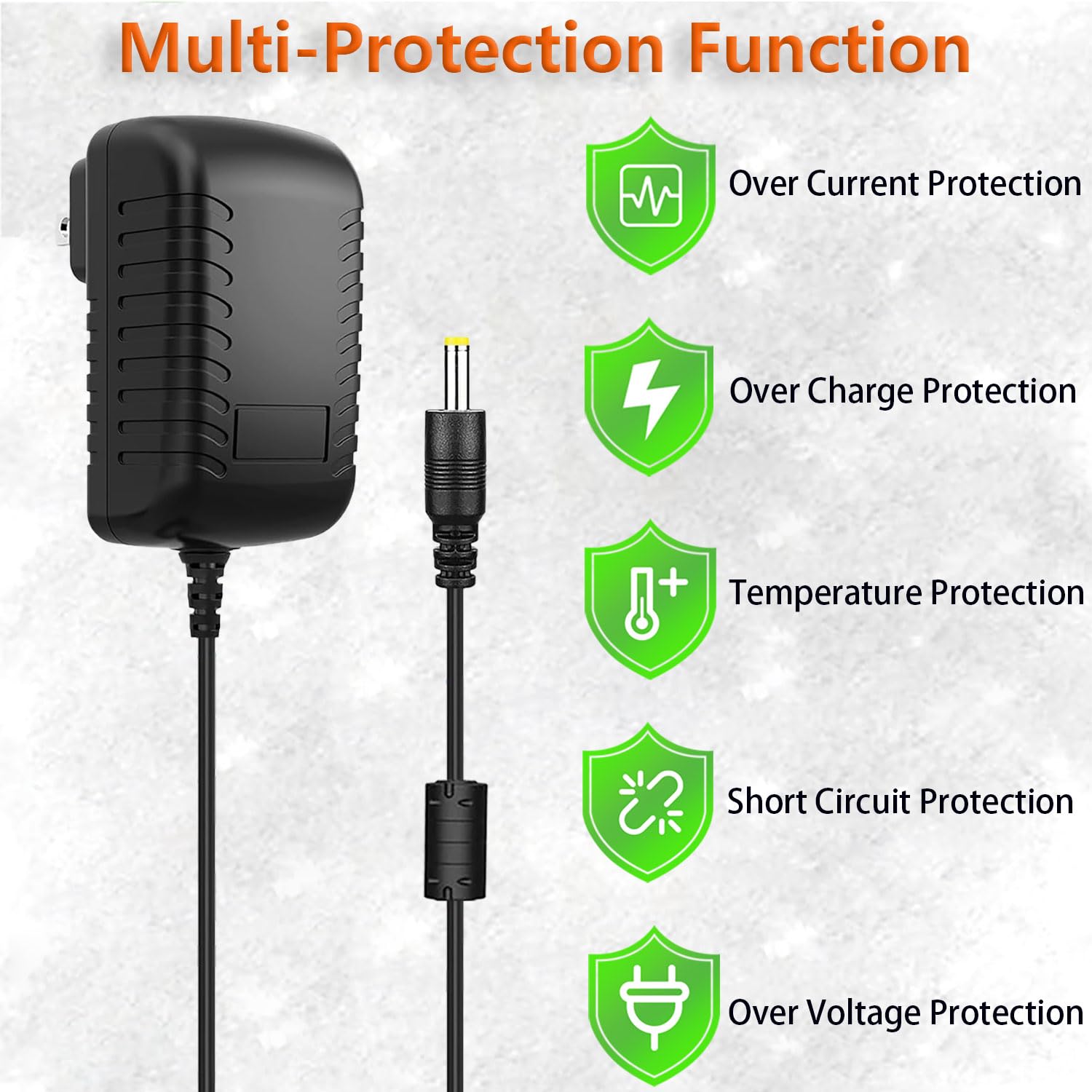 Chargeur 15W Pour Echo Dot/Show/Pop - 12V 1.25A, Câble 1.5m, Compatible Générations 3/4/5, Sûr Et Stable