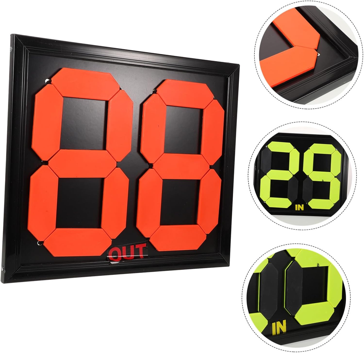 Manual Substitution Board for Football Referees Player Change Plate for Soccer Match Equipment Convenient Two-Person Replacement Tool for Accurate Game Management