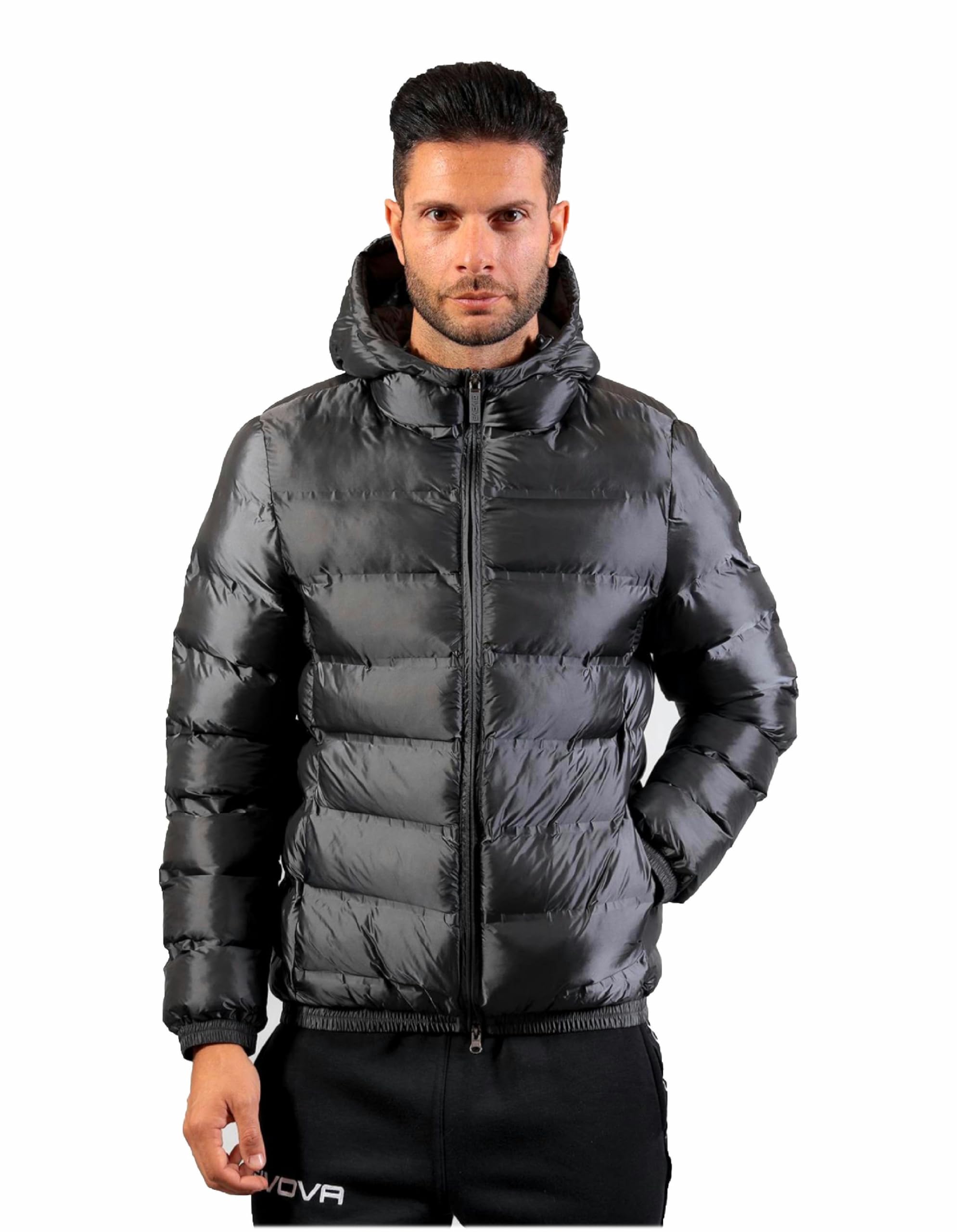 GIVOVA Piumino Uomo 110 grammi - Piumino Uomo Invernale - Giubbotto Uomo 110 Grammi 4 Stagioni Trapuntato Imbottito - Giacca Uomo