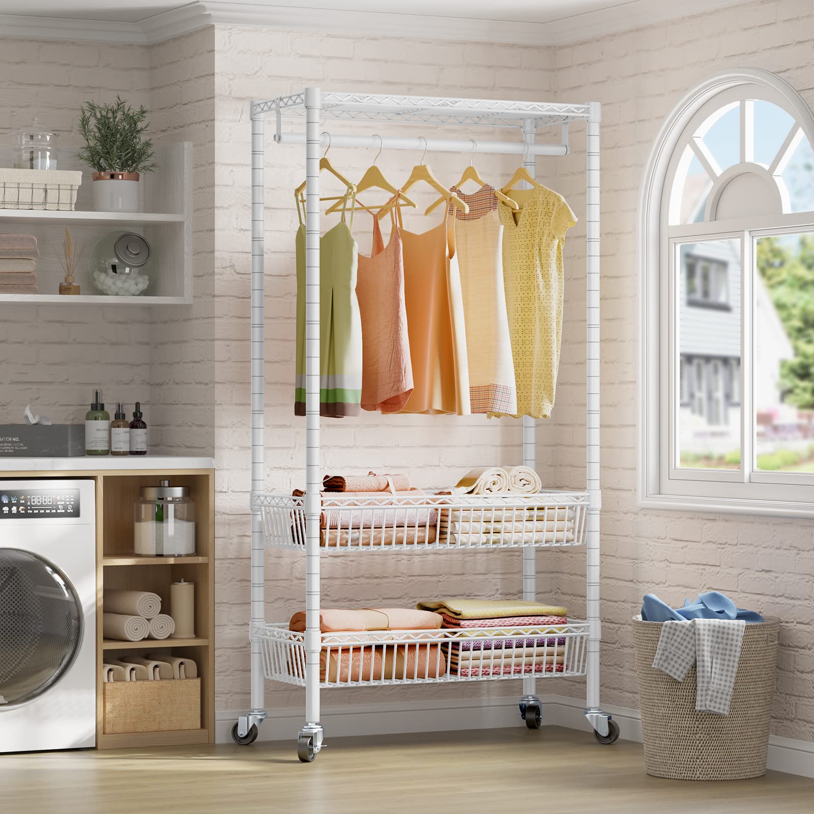 Adjustable Storage Rack VIPEK Extra Large Clothes Rack - 112 ...
