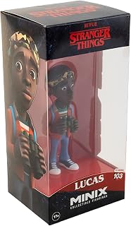 MINIX Collectible Figurines, Figur: Stranger Things – Lucas, 12 cm Sammelfigur, Ab 17+ Jahren, Deutsch