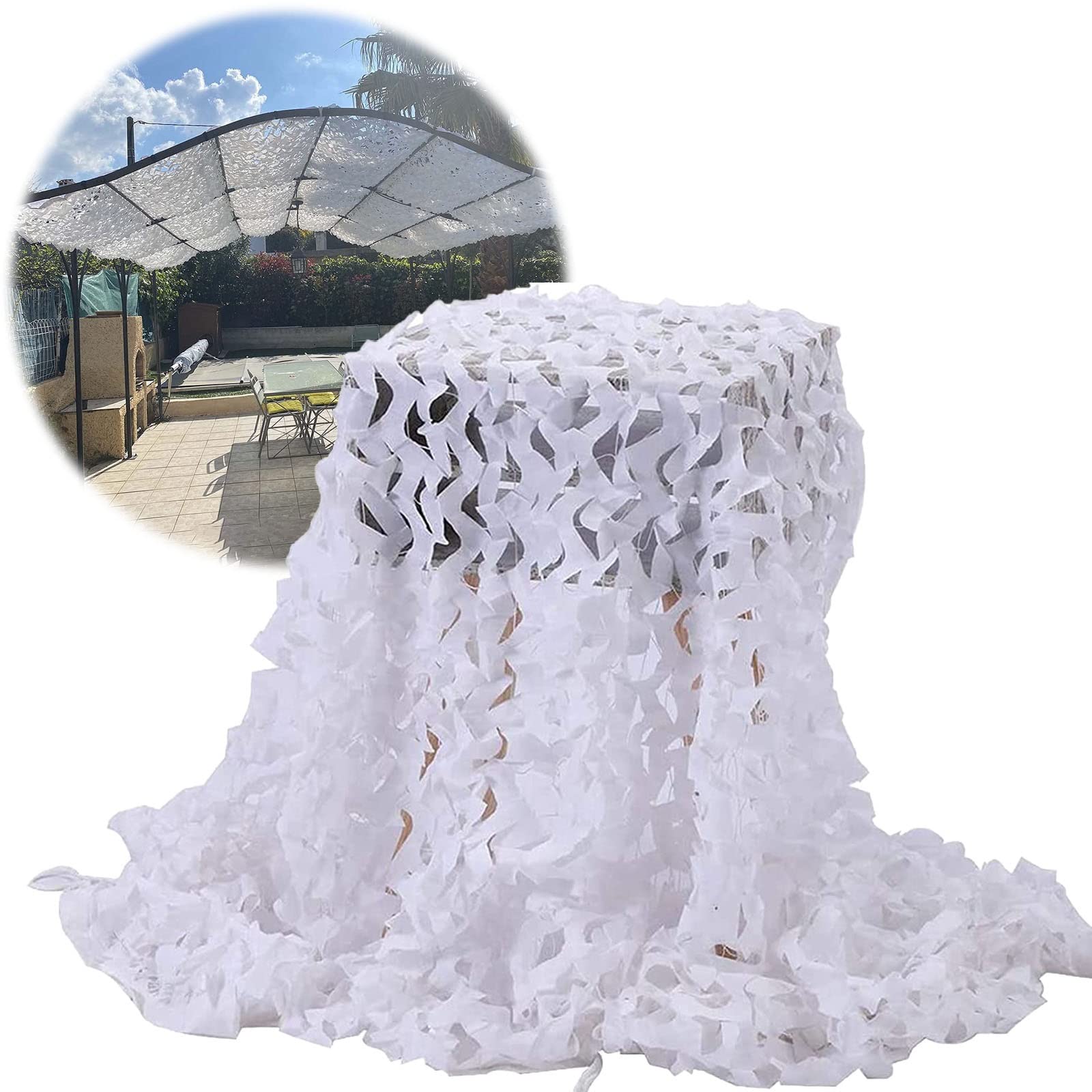 Oudini 3*4M Camo Netting, Camouflage Net, Double Layer Woodland Netting, 210D Oxcloth Camping Military Hunting Shooting Sunscreen Nets/3 * 4M