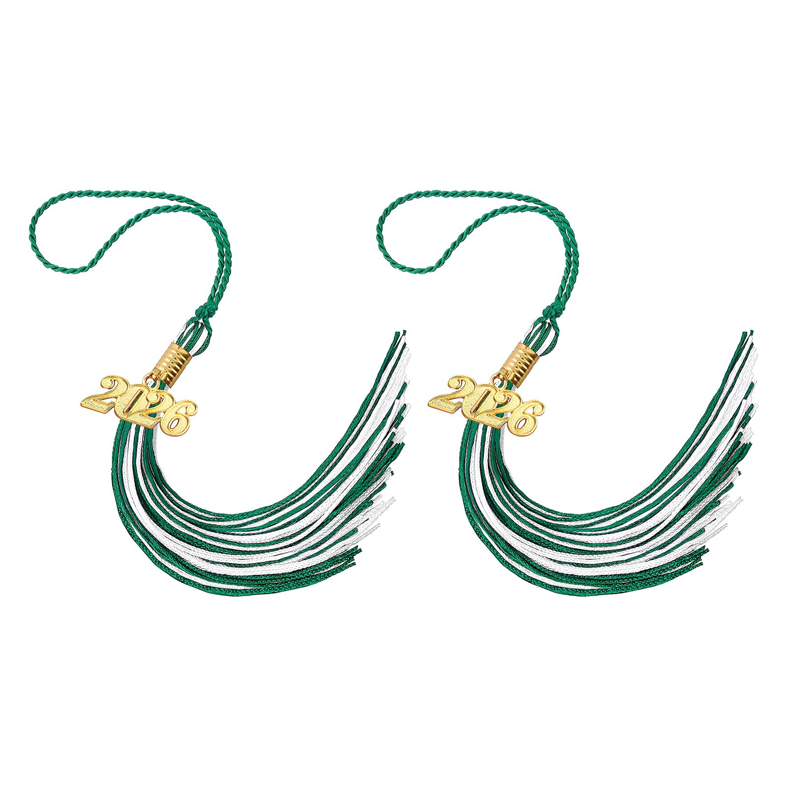Hsyzygian 2026 Polyester Graduation Tassels with Secure Clip for Cap and Craft Projects Graduation Tassels