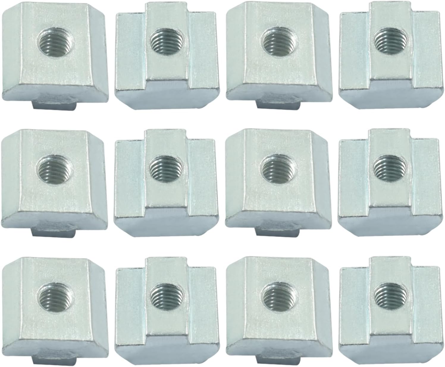 M8 Threaded Slide T Nuts, 12 Pcs, 4040 Series
