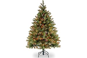 National Tree Company Artificial Multi Color Prelit Christmas Tree-4.5ft