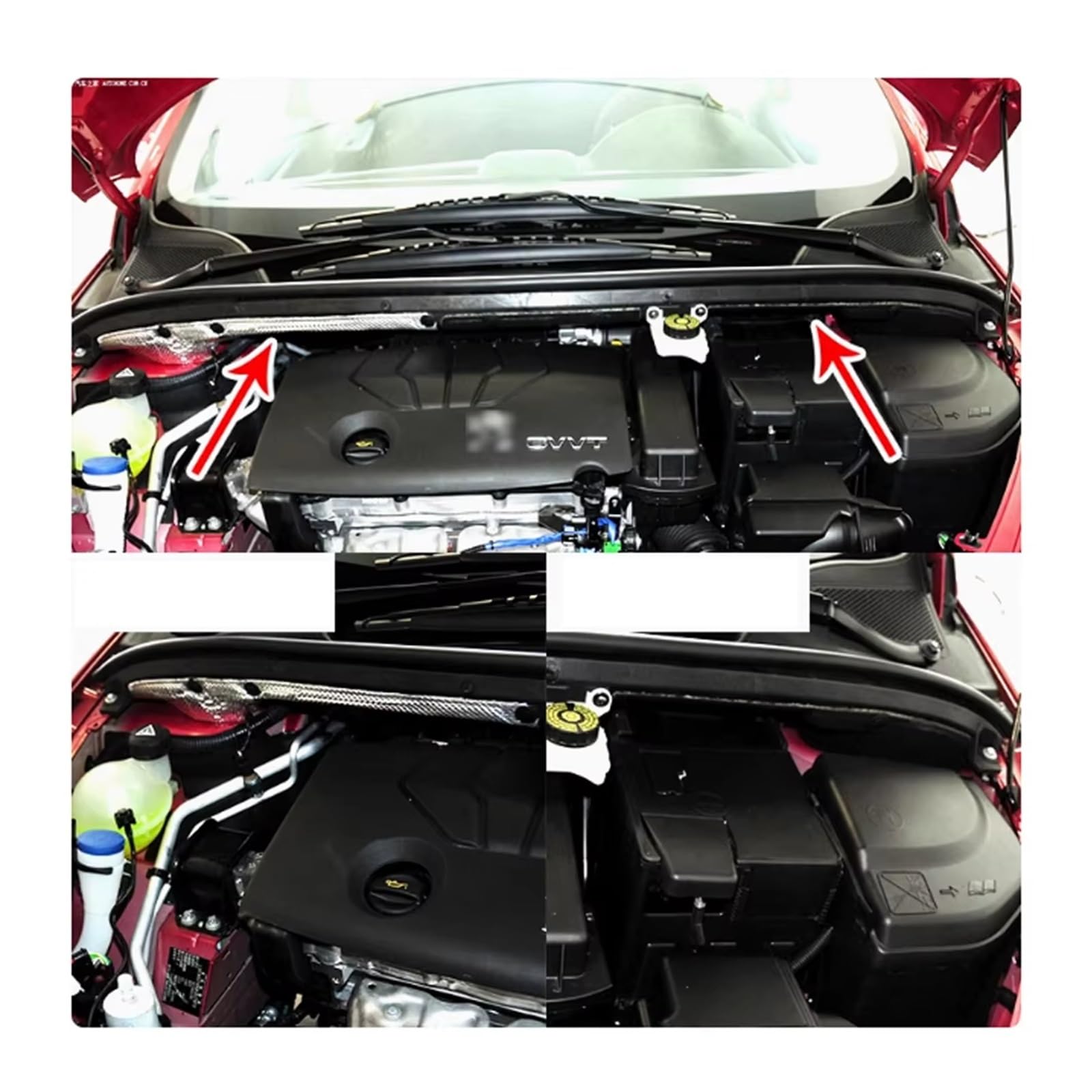 Para Citroen C4 B7 2011 ~ 2019 2012 2013 capó aislante de motor coche parte inferior cubierta almohadilla algodón térmica insonorizada Tablero aislamiento acústico térmico para coche