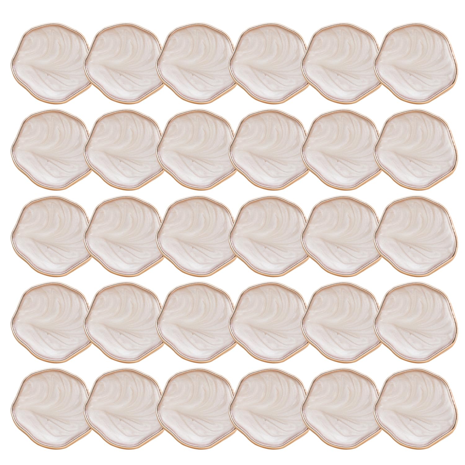 RNSKFG 30 Irregular Buttons, Hand-Sewn Buttons, Simple And Versatile Buttons, Suitable For Making Clothes And Accessories.