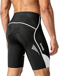 Santic Mens Cycling Shorts Men's 4D Coolmax Padded Bike Biking Bicycle Pants Cycling Tights