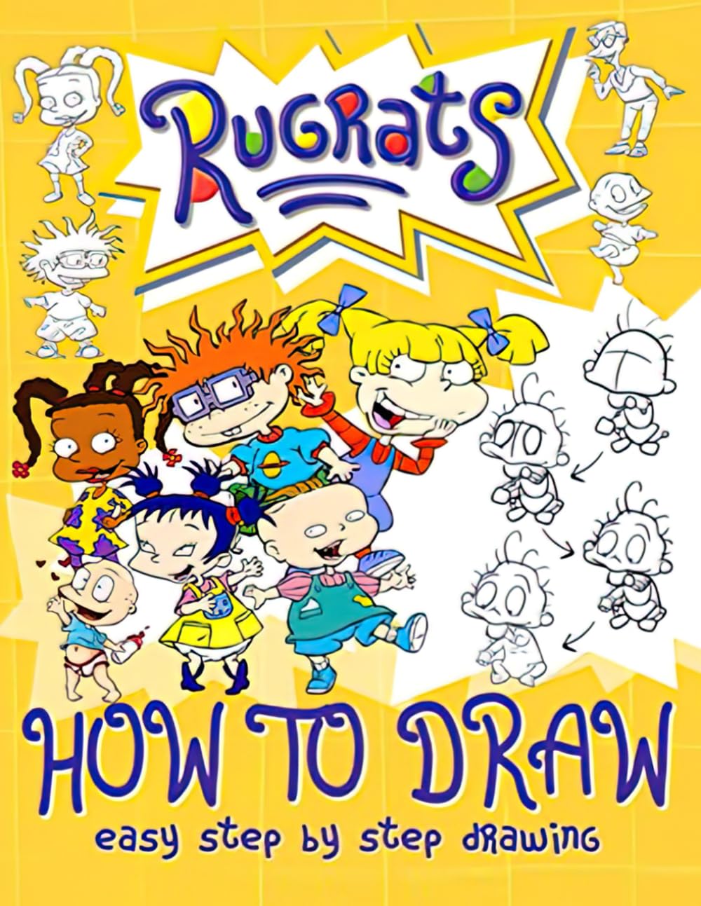 How to Draw: Amazing And Funny Cartoon Illustration - Learn and Fun Big Images - For Kids - Stimulate Creativity