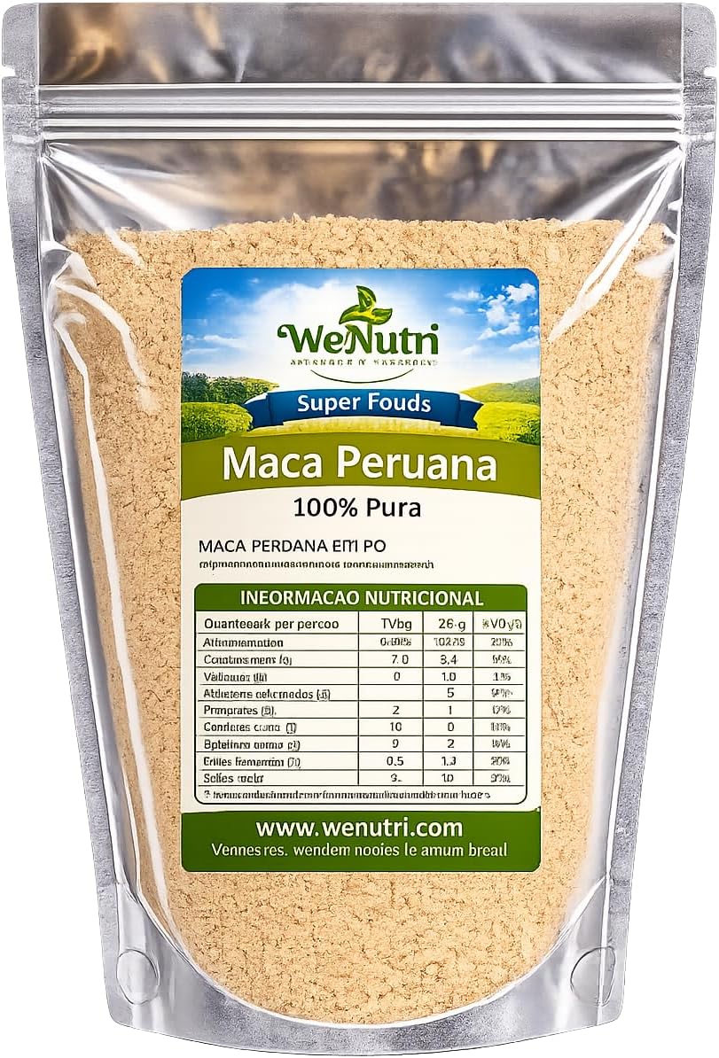 Maca Peruana em Pó 100% Pura 250g Wenutri