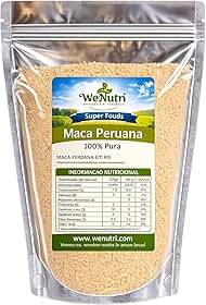 Maca Peruana 100% Pura em Pó 500g Wenutri