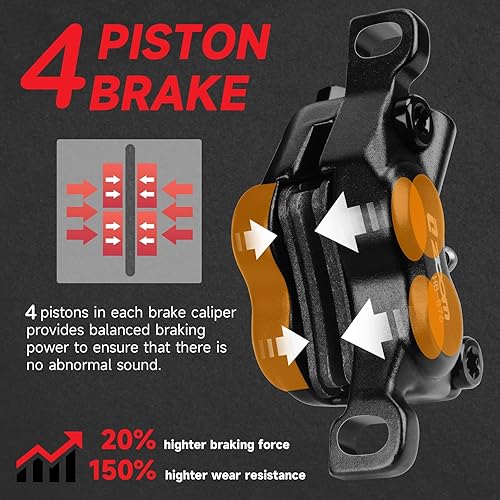 Miniatura 3 de Zoom H876E Hydraulic Brake for BikeBike Hydraulic Brake Cut Off Power Off Hydraulic Brake for Bike2-pin Cut Off Brake for Bike Scooter and Motorcycle