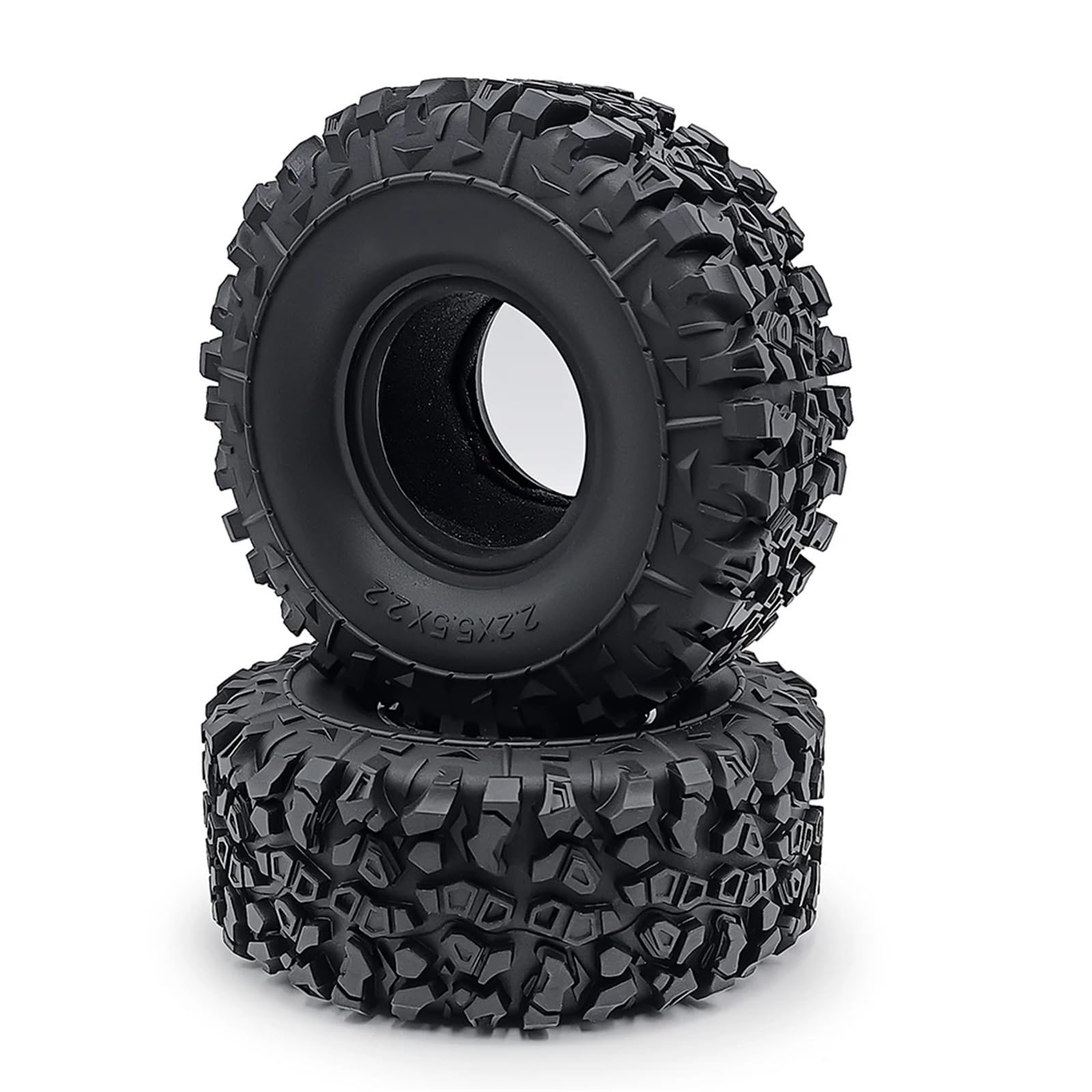 Neumáticos RC para Axial para SCX10 90046 AXI03007 TRX4 TRX6 D90 para Wraith 1/10 Piezas De Coche Trepador Control Remoto 4 Uds Neumáticos Goma 2, Pulgadas Y 140mm