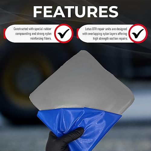 Miniatura 3 de Parche cuadrado para neumáticos Lotus OTREarthmover SQ1 (6-34 x 6-34)