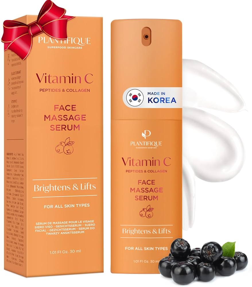 Amazon.com: PLANTIFIQUE Korean Vitamin C Face Massage Serum