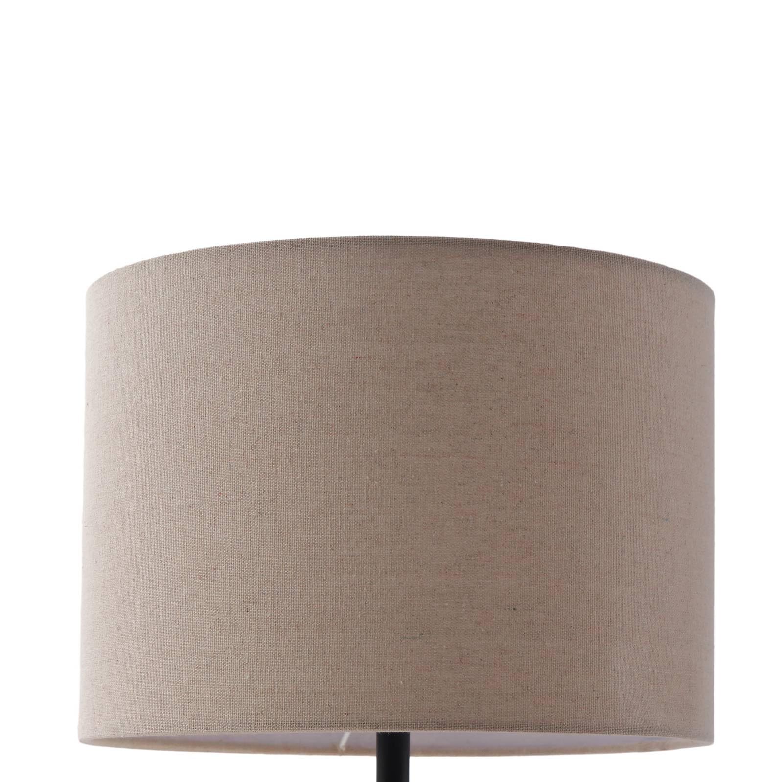 Lindby Tischlampe Thalassia in Creme aus Keramik (1 flammig, E27) - Tischleuchte Schreibtischlampe Nachttischlampe Flurleuchte