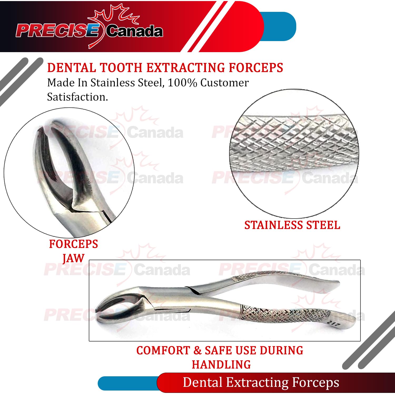 PRECISE CANADA: EXTRACTING FORCEP American Pattern Lower Molar #217