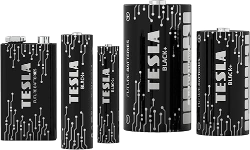Miniatura 3 de Tesla Baterías C Black+ (LR14  Blister FOIL 2 piezas) Baterías alcalinas de máxima potencia, 10 años de vida útil, una batería de larga duración,